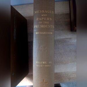 Vintage books Messages and paper of the president  collectable book